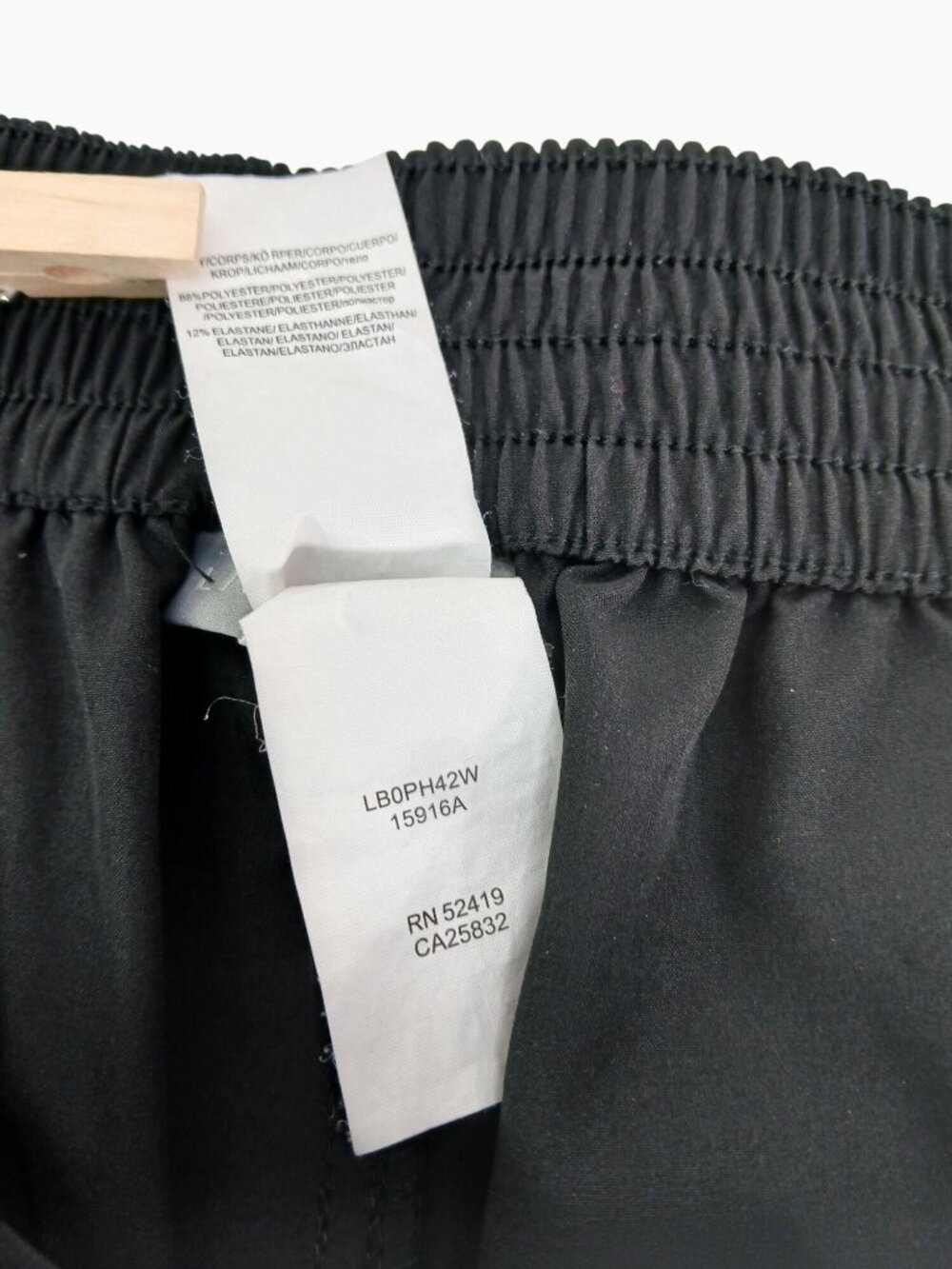 La Blanca Womens Black Swim Board Shorts Size 1X Plus Stretch Pockets Athletic - Picture 8 of 8